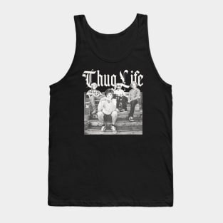 THUG LIFE STAY GOLDEN GILRS Tank Top